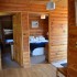 Inside of Lerryn Log Cabin